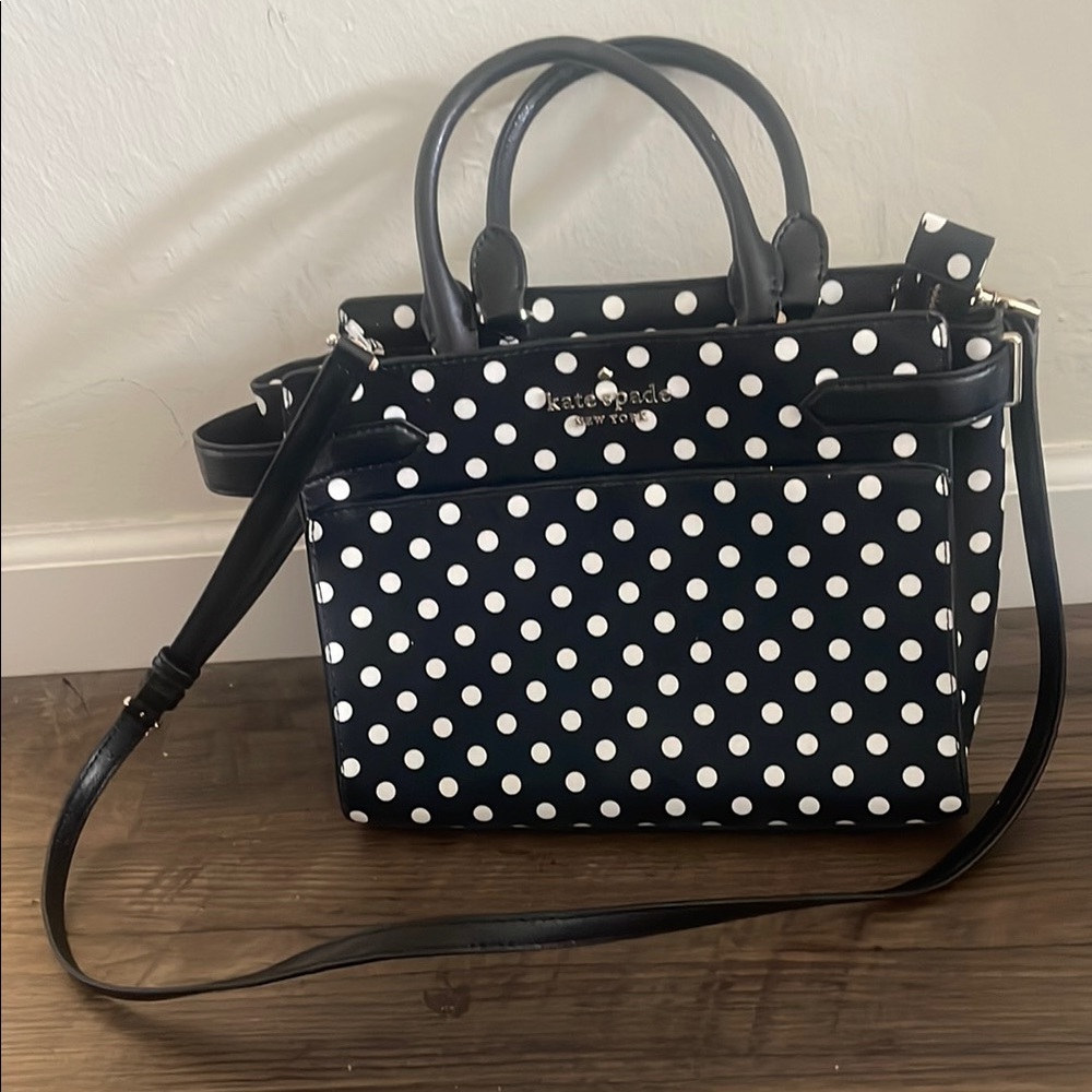 Kate Spade Black and White Polka Dot Women's Bag